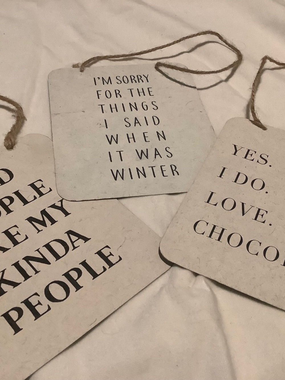 INDABA set of 3 signs-NWT